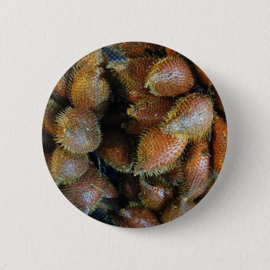Salak [Snake Fruit] Ronde Button 5,7 Cm (Voorkant)