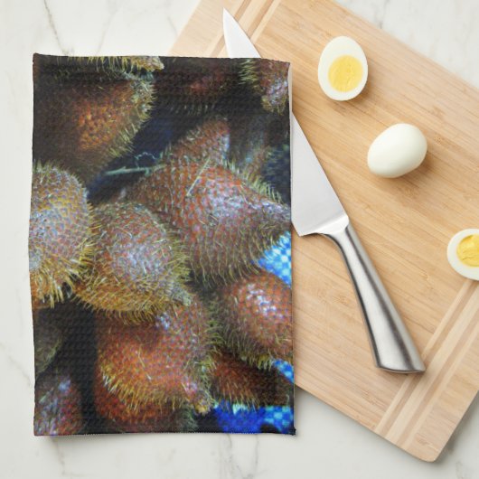 Salak [Snake Fruit] Theedoek (Quarter Fold)