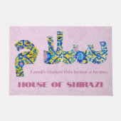 Salam | Custom Housewarming Perzische Gifts voor H Deurmat (Voorkant)