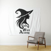 Salam Heksenacademie Wiccaanse Heksen Halloween Fe Wandkleed (In Situ (horizontaal))