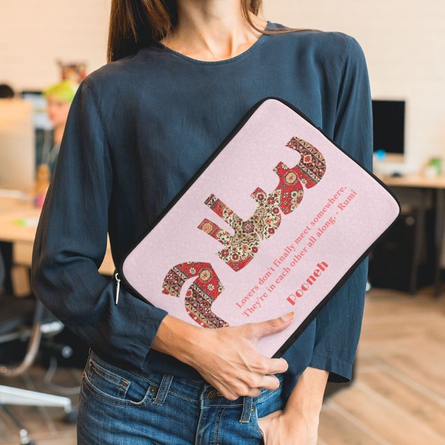 Salam | Jubileum Cadeaus voor Iraans Vriendin Laptop Sleeve (Salam | Anniversary Gifts for Iranian Girlfriend)