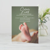 Salam World Islamitisch Geboorte Aankondiging (Staand voorkant)