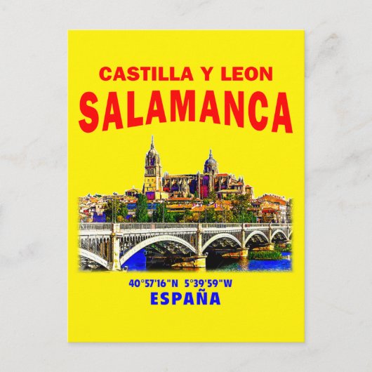 Salamanca / Castilla en León, Spanje. Briefkaart (Voorkant)