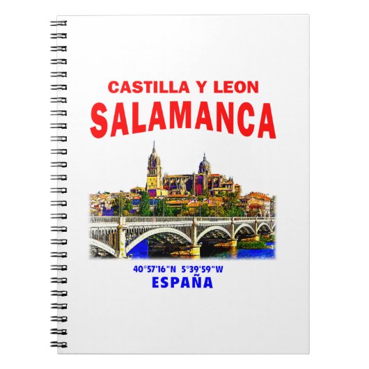 Salamanca / Castilla en León, Spanje. Notitieboek (Voorkant)