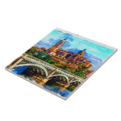 Salamanca / Castilla en León, Spanje. Tegeltje (Zijkant)