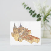 Salamanca Cathedraal. Spanje Briefkaart (Staand voorkant)