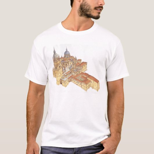 Salamanca Cathedraal. Spanje T-shirt (Voorkant)
