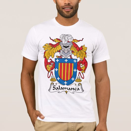 Salamanca Family Crest T-shirt (Voorkant)