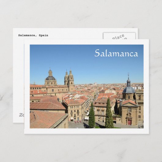 Salamanca, Spanje Briefkaart (Voorkant / Achterkant)