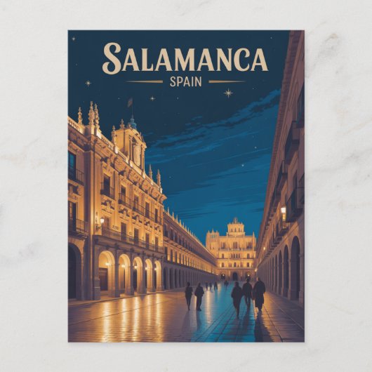 Salamanca Spanje Briefkaart (Voorkant)