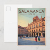 Salamanca Spanje Briefkaart (Voorkant / Achterkant)