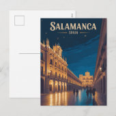 Salamanca Spanje Feestdagenkaart (Voorkant / Achterkant)