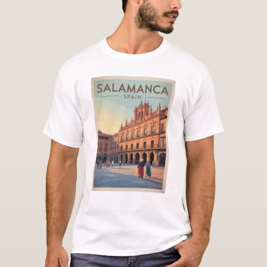 Salamanca Spanje T-shirt (Voorkant)