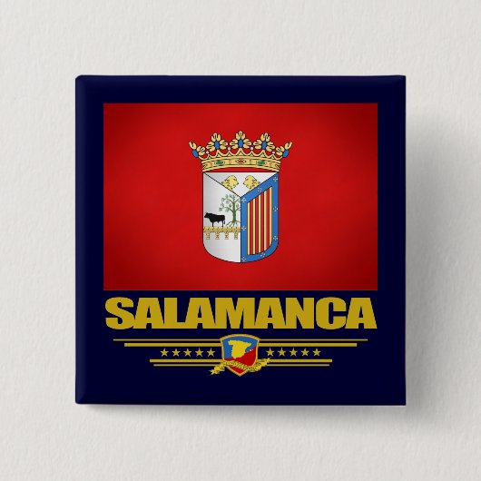 Salamanca Vierkante Button 5,1 Cm (Voorkant)