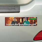 Salamander Bumpersticker (Op auto)