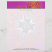 Salamander - Fractal Art Briefhoofd Ontwerp (Voorkant)