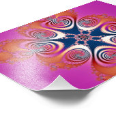 Salamander - Fractal Art Foto Afdruk (Hoek)