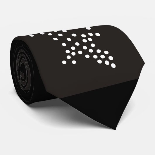 Salamander in Punkttechnik der Aborigines Stropdas (Opgerold)