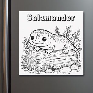 salamander   Kleurplaat van kind