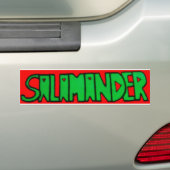 Salamander Logo Bumpersticker (Op auto)