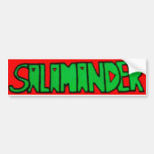 Salamander Logo Bumpersticker (Voorkant)