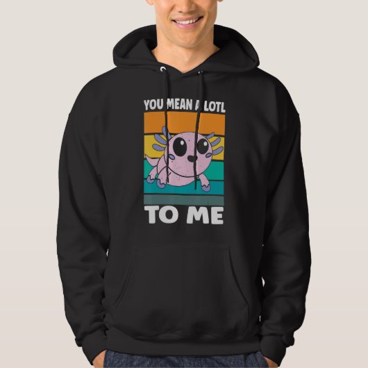 Salamander Love Axolotl Hoodie (Voorkant)