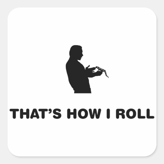 Salamander Lover Vierkante Sticker (Voorkant)