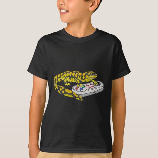 Salamander Spelen Videospel Salamanders Gamers T-shirt (Voorkant)
