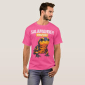 Salamander Whisperer Salamanders Fire Salamander T-shirt (Voorkant volledig)