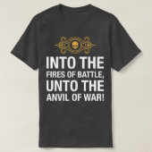 Salamanders Batlecy Miniatuur Wargaming Gaming T T-shirt (Design voorkant)