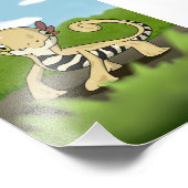 Salamandra Foto Afdruk (Hoek)