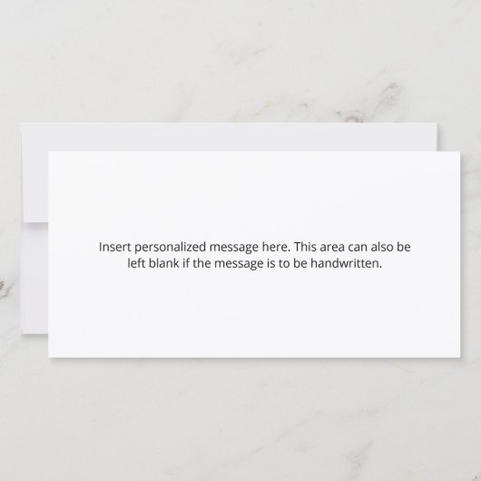 "Salamat" Hartelijk dank Bedankkaart (Achterkant)