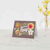 "Salamat, Italië" (Dank u, pap) Filippijnse Kaart (Gele Bloem)