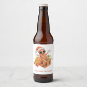 salami-brate de feestdagen! bier etiket (Voorkant)