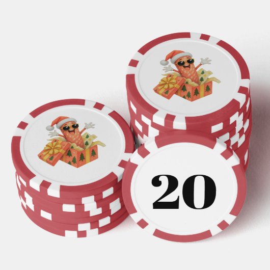 Salami-brate de feestdagen! poker chips (Opstapeling)