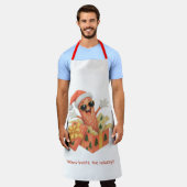 Salami-brate de feestdagen! schort (Gedragen)