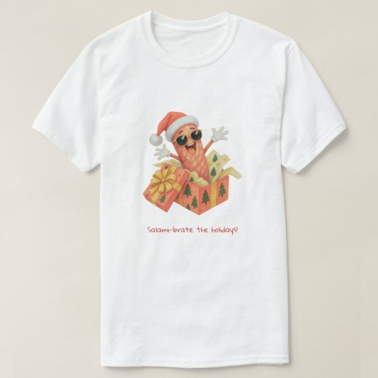 salami-brate de feestdagen! t-shirt (Design voorkant)