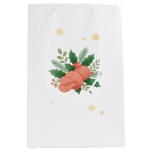 Salami Christmas Medium Cadeauzakje (Voorkant)
