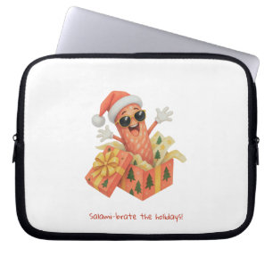 Salami-feest de feestdagen! laptop sleeve
