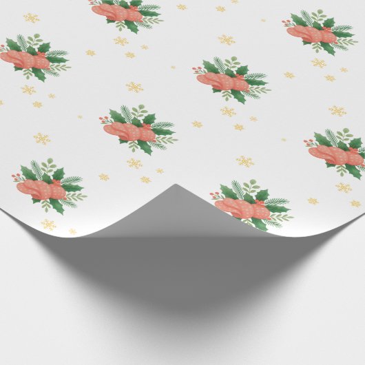 Salami Kerstmis Cadeaupapier (Hoek)