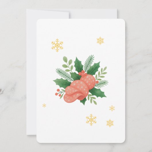 Salami Kerstmis Feestdagenkaart (Voorkant)
