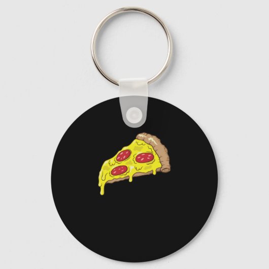 Salami Pizza Sleutelhanger (Voorkant)