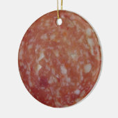 Salami Slice Keramisch Ornament (Links)