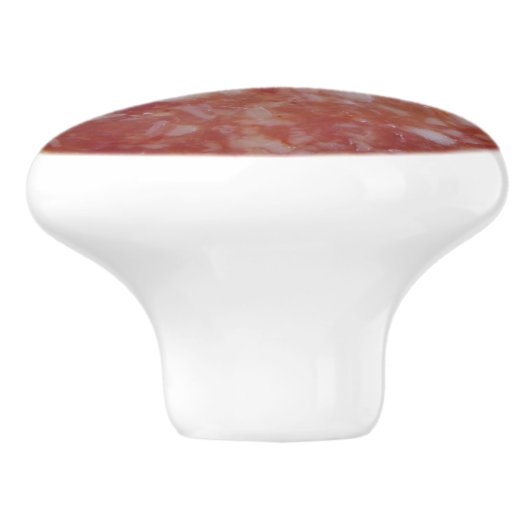 Salami Slice Keramische Knop (Zijkant)