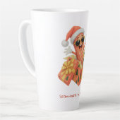 Salamibrade de feestdagen! latte mok (Linkerhoek)