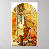 Salammbô door Alphonse Mucha Poster (Voorkant)