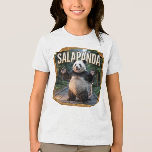 Salapanda Fotografisch Combo Wezen Grappig Tri-Blend Shirt (Voorkant)