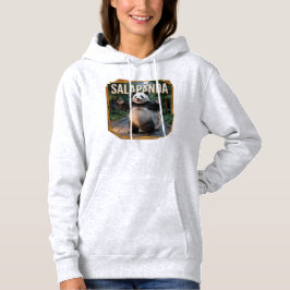 Salapanda Fotografisch – Salamander Panda Grappig Hoodie