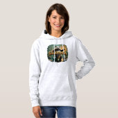 Salapanda Illustratie Combo Creature Grappig Hoodie (Voorkant volledig)