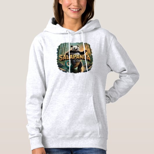 Salapanda Illustratie Combo Creature Grappig Hoodie (Voorkant)